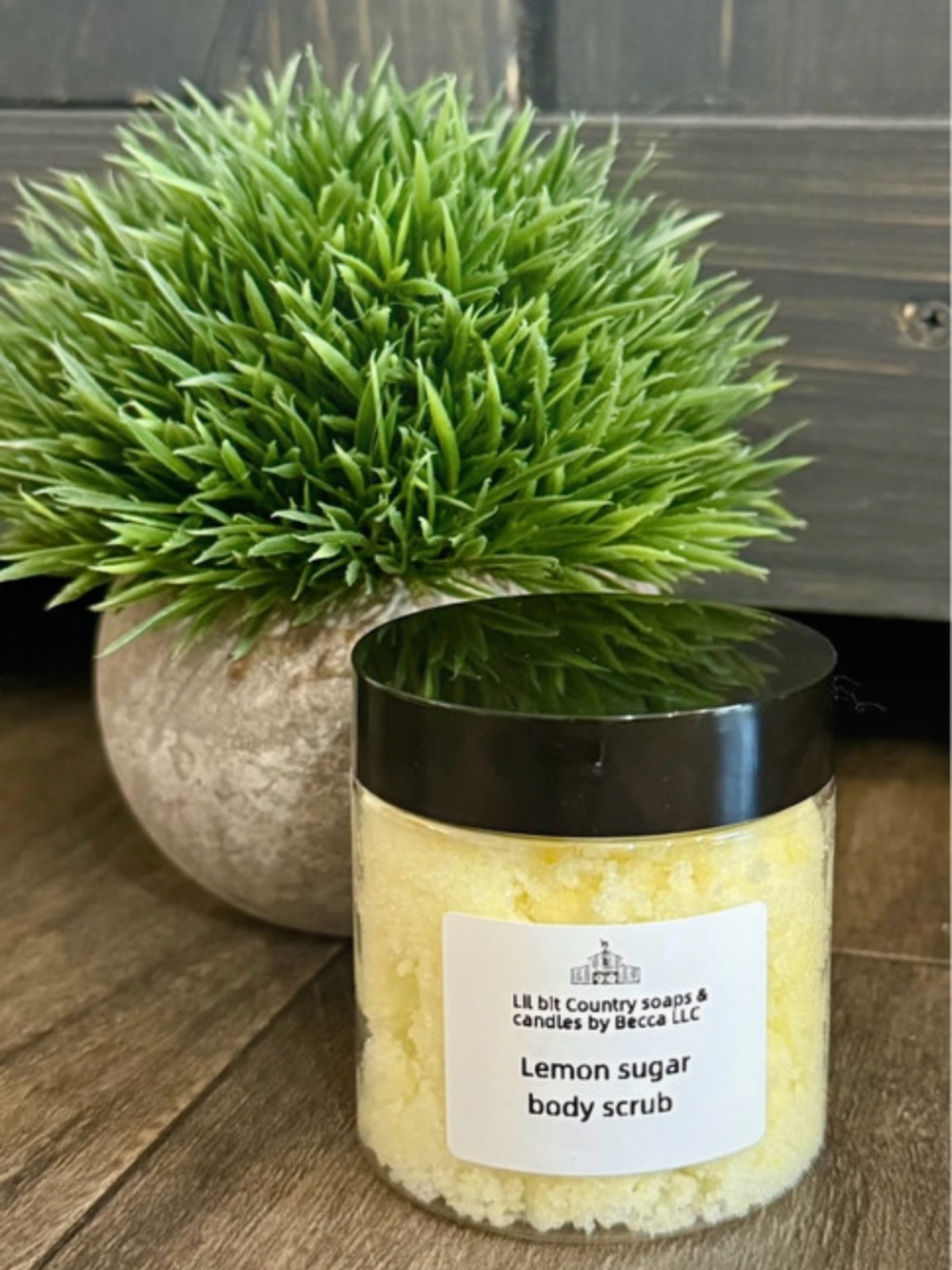 Lemon Sugar Body Scrub - Bright Yellow